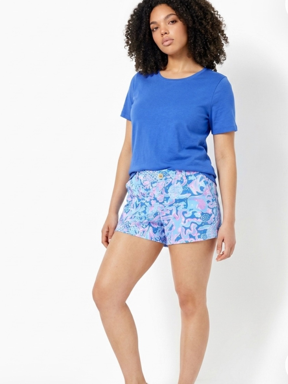 Lilly Pulitzer Callahan Knit Shorts “Sea What I Sea”